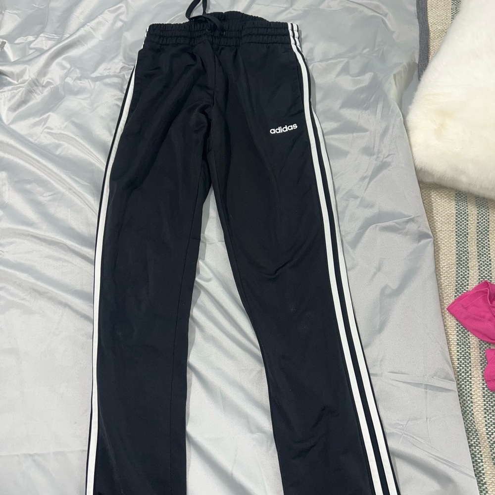 Adidas Kids Black Track Pants